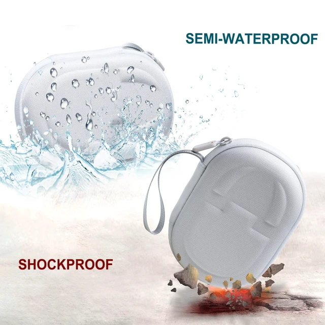 Alt view image 6 of 7 - Case for JBL Clip 5/4 Ultra-Portable Waterproof Bluetooth Speaker White Hard Carrying Travel Case for JBL Clip 5/4 Ultra-Portable Waterproof Bluetooth Speaker