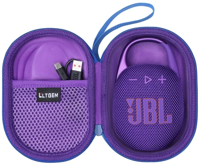Main image of Case for JBL Clip 5/4 Ultra-Portable Waterproof Bluetooth Speaker Purple Hard Carrying Travel Case for JBL Clip 5/4 Ultra-Portable Waterproof Bluetooth Speaker