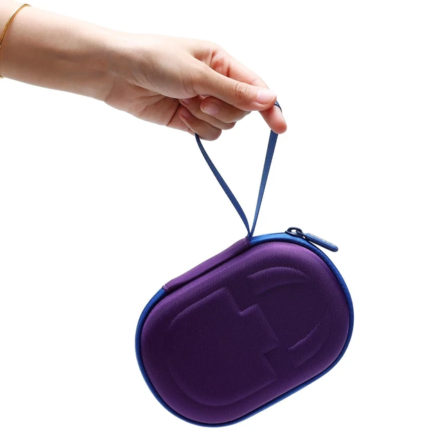 Alt view image 5 of 7 - Case for JBL Clip 5/4 Ultra-Portable Waterproof Bluetooth Speaker Purple Hard Carrying Travel Case for JBL Clip 5/4 Ultra-Portable Waterproof Bluetooth Speaker