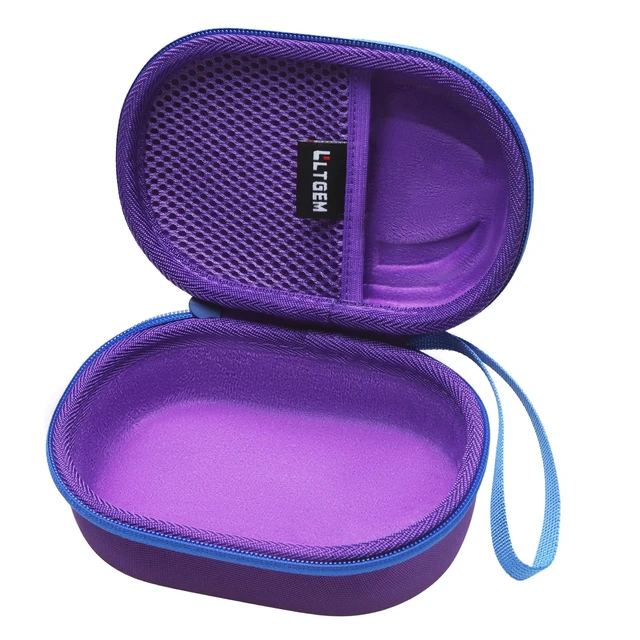 Alt view image 3 of 7 - Case for JBL Clip 5/4 Ultra-Portable Waterproof Bluetooth Speaker Purple Hard Carrying Travel Case for JBL Clip 5/4 Ultra-Portable Waterproof Bluetooth Speaker