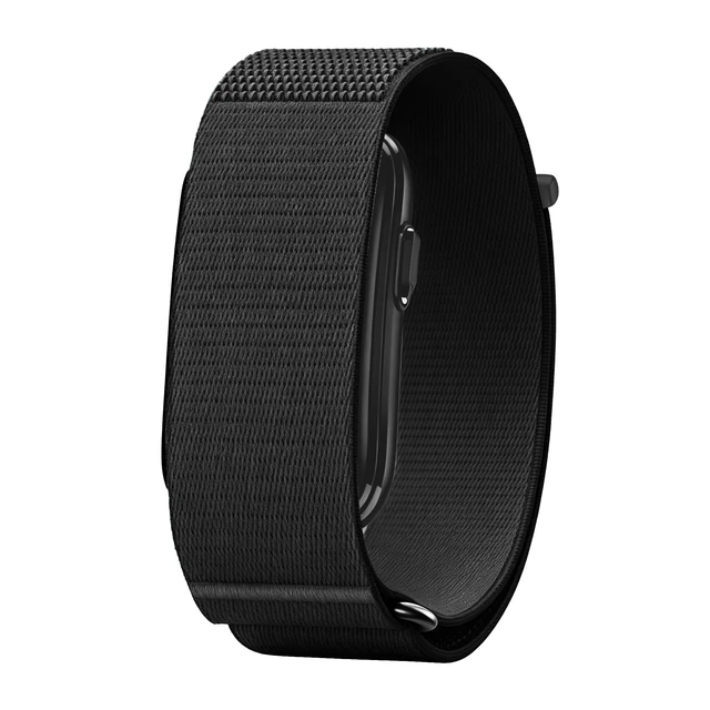 Alt view image 7 of 7 - Bicep Band Compatible with Garmin CIRQA, Adjustable Nylon Arm Strap Upper Arm Wear Breathable Nylon Adjustable Fit Quick Release Washable