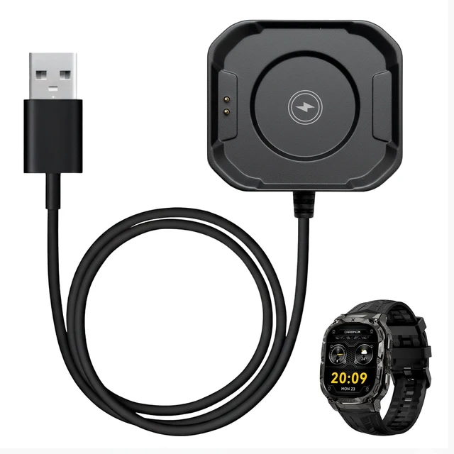 Main image of Vortex Smart Watch Charger, Magnetic 2-Pin USB Charging Cable