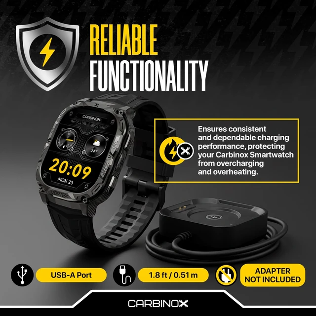 Alt view image 2 of 5 - Vortex Smart Watch Charger, Magnetic 2-Pin USB Charging Cable