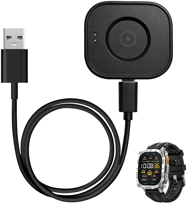 Main image of Edge Smart Watch Charger, Magnetic 2-Pin USB Charging Cable