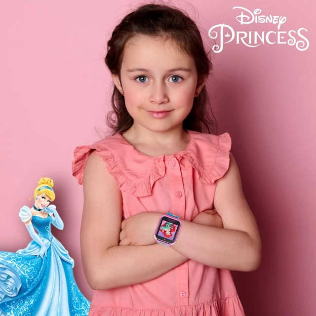 Alt view image 3 of 7 - Disney's Princess Kids' Touchscreen Interactive Smartwatch, Built in Selfie-Camera, Easy-to-Buckle Strap, Model: PN4258AZ
