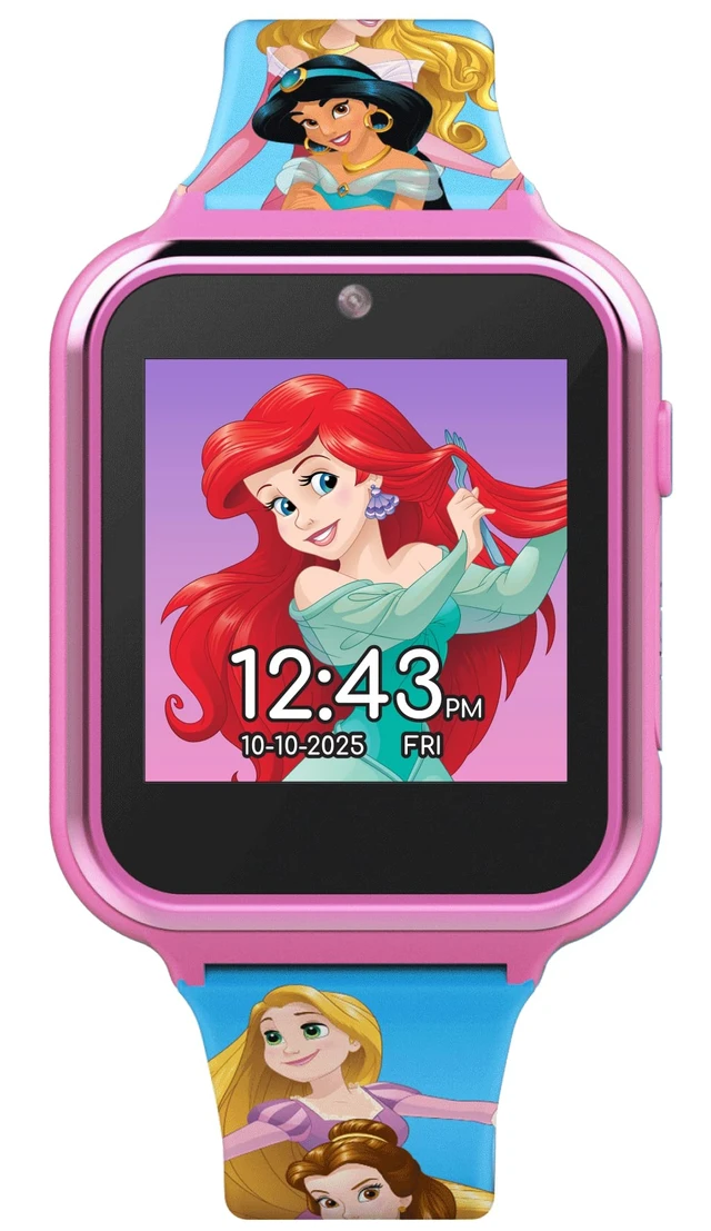 Alt view image 7 of 7 - Disney's Princess Kids' Touchscreen Interactive Smartwatch, Built in Selfie-Camera, Easy-to-Buckle Strap, Model: PN4258AZ