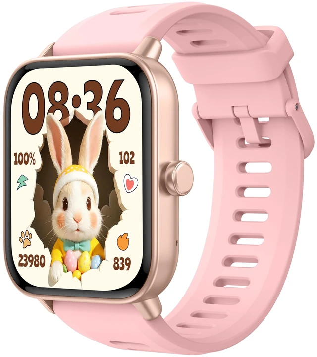 Main image of Kids Smart Watch, No APP No Phone Needed, 1.8" Fitness Tracker Step Counter, Health Monitor, Puzzle Games, Alarm Clock, Stress Monitor, IP68 Waterproof Swimming Watch for Boys Girls Teens Aged 5+