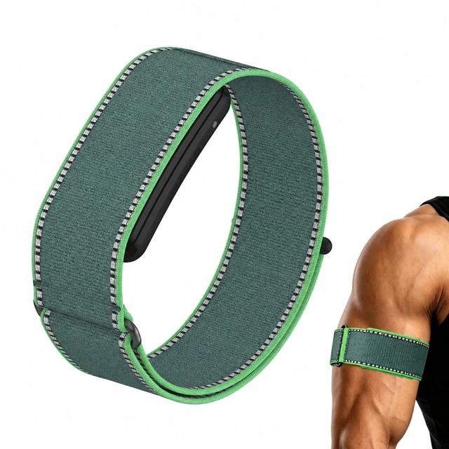 Main image of Arm Band Compatible with Garmin CIRQA Smart Band, Adjustable Bicep Band 917in, Stretch Breathable Nylon with 5 Wide Hook-and-loop Straps, Dual-use As Bicep/Wrist Band for Workout Cycling Walking