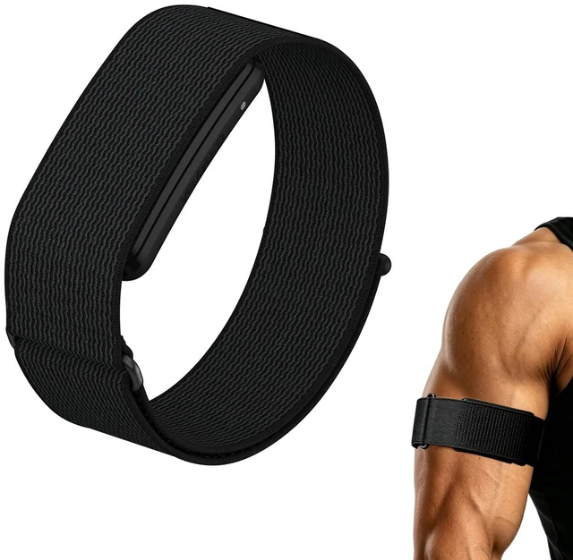 Main image of Arm Band Compatible with Garmin CIRQA Smart Band, Adjustable Bicep Band 917in, Stretch Breathable Nylon with 5 Wide Hook-and-loop Straps, Dual-use As Bicep/Wrist Band for Workout Cycling Walking