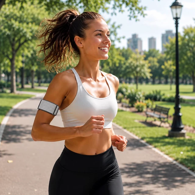 Alt view image 7 of 7 - Arm Band Compatible with Garmin CIRQA Smart Band, Adjustable Bicep Band 917in, Stretch Breathable Nylon with 5 Wide Hook-and-loop Straps, Dual-use As Bicep/Wrist Band for Workout Cycling Walking