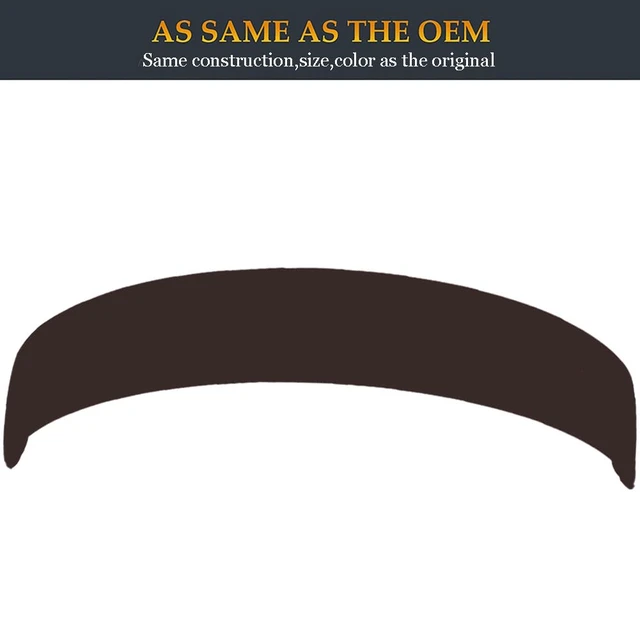 Alt view image 3 of 6 - Beat Studio Pro Headband Replacement Parts as Same as Stock Arch Band Repair Kit Compatible with Beats by Dre Studio Pro/A2924 and Studio 3/A1914 Over-Ear Headphones (Deep Brown)
