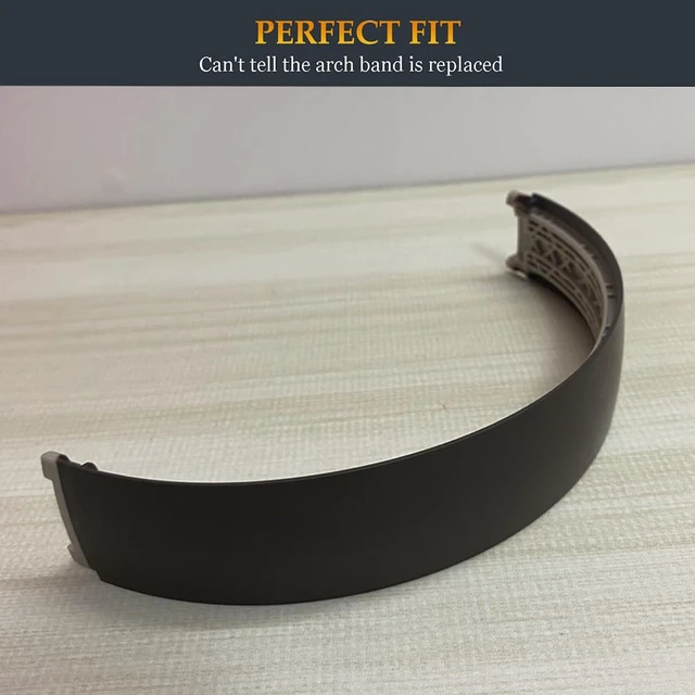 Alt view image 4 of 6 - Beat Studio Pro Headband Replacement Parts as Same as Stock Arch Band Repair Kit Compatible with Beats by Dre Studio Pro/A2924 and Studio 3/A1914 Over-Ear Headphones (Deep Brown)