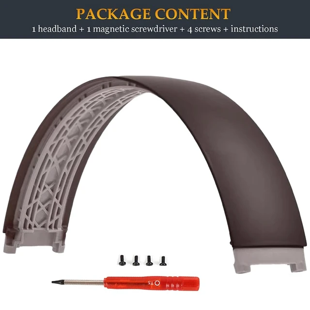 Alt view image 6 of 6 - Beat Studio Pro Headband Replacement Parts as Same as Stock Arch Band Repair Kit Compatible with Beats by Dre Studio Pro/A2924 and Studio 3/A1914 Over-Ear Headphones (Deep Brown)