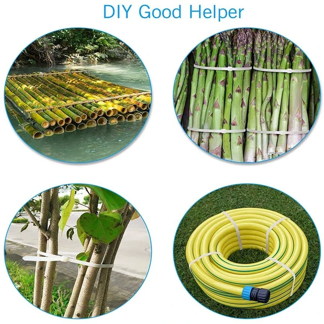 Alt view image 7 of 7 - Long Zip Ties Heavy Duty 24 Inch, 175 Lb Strong Large Cable Ties 100 Pcs Long Tie Wraps for Binding Fences, Awnings Tying, HVAC, Fixed Water Pipes,UV Resistant