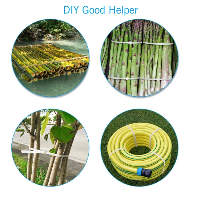 Alt view image 3 of 6 - 200PCS Zip Ties 18 Inch, Industrial Cable Ties 99Lb Strength Heavy Duty Tie Wraps, Self-Locking for Outdoor Fencing, Garden Tying, Pipe Securing, Cable Management