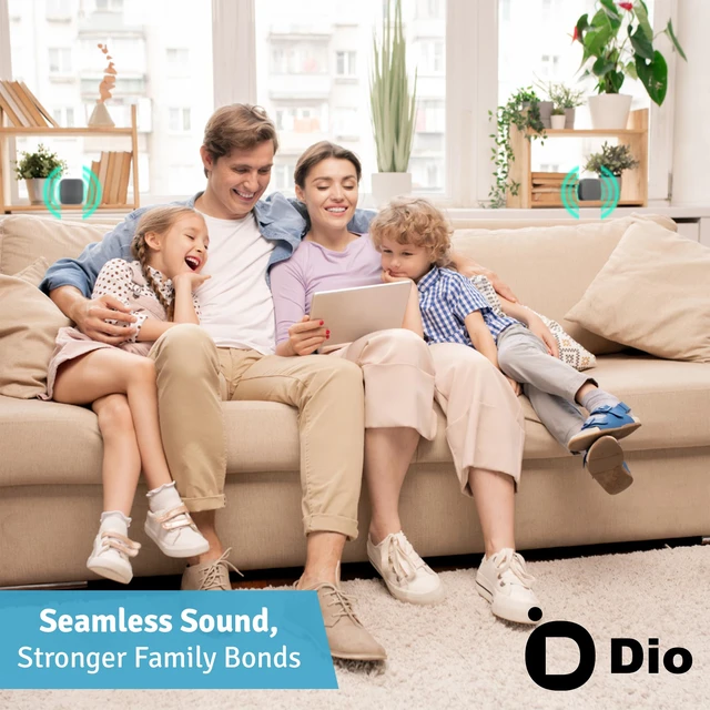 Alt view image 6 of 7 - Node Multiroom Wi-Fi Home Speakers (1-Pack), Works with Apple AirPlay 2 and Other Apple Devices, Immersive Sound System, Easy to Connect, Spotify Player