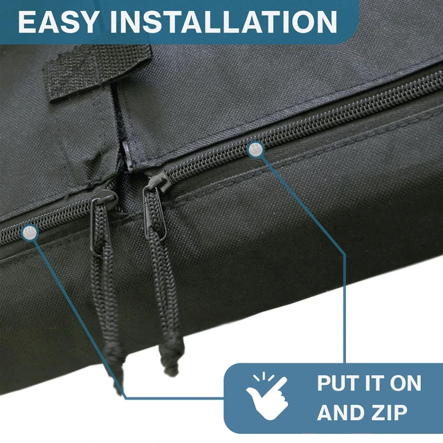 Alt view image 5 of 7 - Outdoor TV Cover 48, 49, 50 inch - WITH ZIPPER, Weatherproof and Waterproof 360 degrees protection, 600D Heavy Duty Fabric American Flag