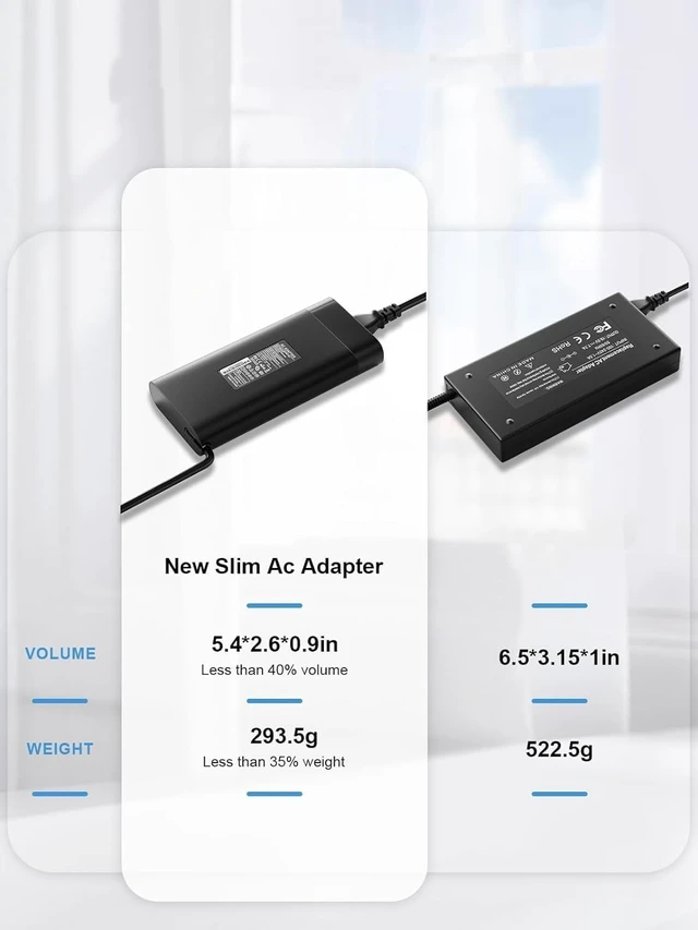 Alt view image 3 of 5 - 150W Laptop Charger Compatible with 917649-850 HP ZBook G9 G8 G3 G11 Pavilion Gaming 150 Watt Power Supply Z Book Ac Adapter 917649 850