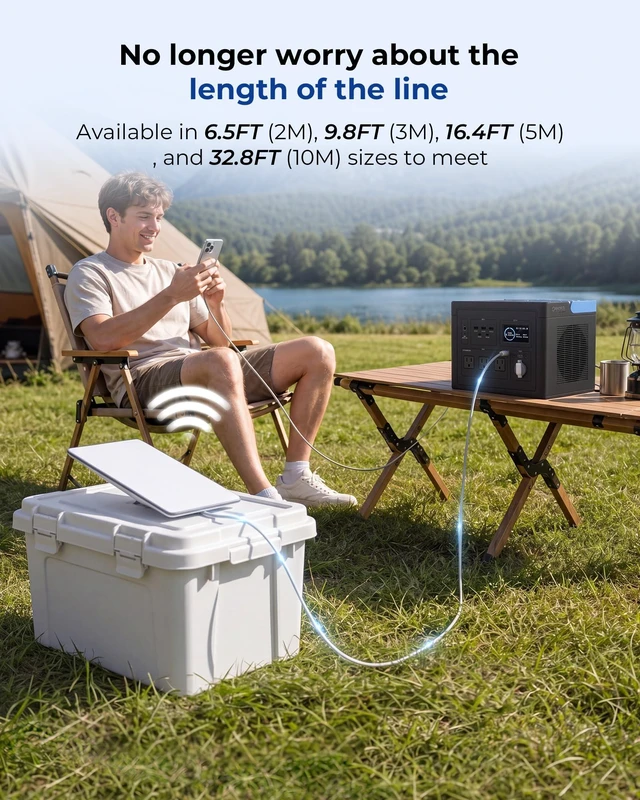 Alt view image 5 of 7 - Starlink Mini Power Cable 6.56FT,Compatible Starlink Mini Original Charging Starlink Mini DC Charger Cord Accessories 18AWG Wire Compatible with Starlink Charger/Battery SupplyRV Van Camping Outdoor