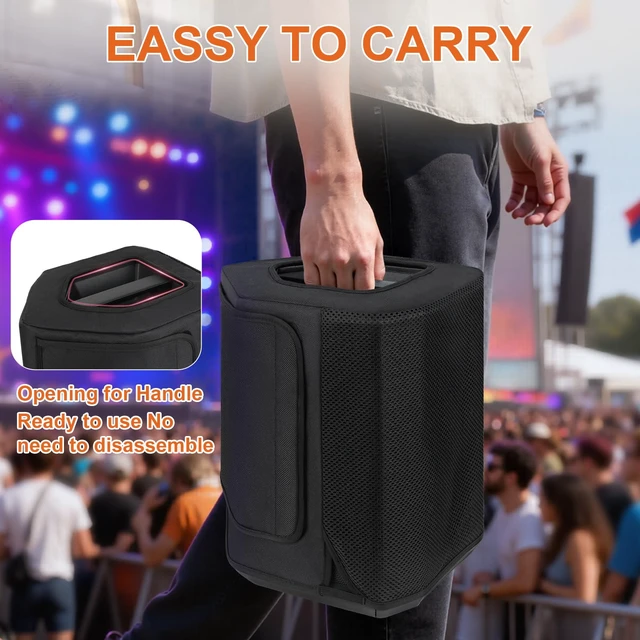 Alt view image 5 of 7 - Speaker Cover Compatible with Bose S1 Pro Plus/S1 Pro Portable Bluetooth Speaker Cover,Dustproof Side Opening Mesh Protective Case Bag fits for Bose Speaker(Cover Only)