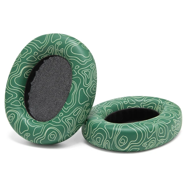 Alt view image 7 of 7 - PadZ Crusher ANC 2 - Replacement Earpads for Skullcandy Crusher ANC 2 Made by Wicked Cushions Also Fits Crusher 720 and 1080 Enhanced Comfort & Sound Isolation Emerald Tide