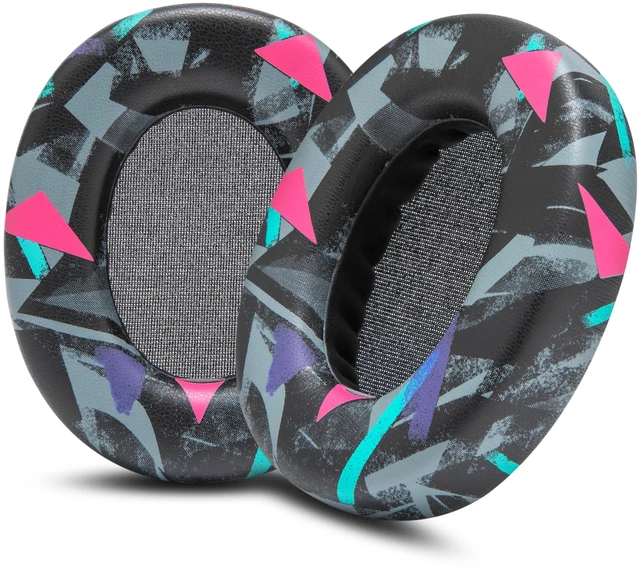 Main image of PadZ Crusher ANC 2 - Replacement Earpads for Skullcandy Crusher ANC 2 Made by Wicked Cushions Also Fits Crusher 720 and 1080 Enhanced Comfort & Sound Isolation 90's Black