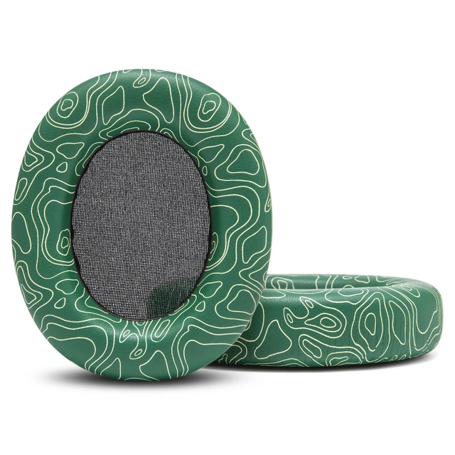 Alt view image 6 of 7 - PadZ Crusher ANC 2 - Replacement Earpads for Skullcandy Crusher ANC 2 Made by Wicked Cushions Also Fits Crusher 720 and 1080 Enhanced Comfort & Sound Isolation Emerald Tide