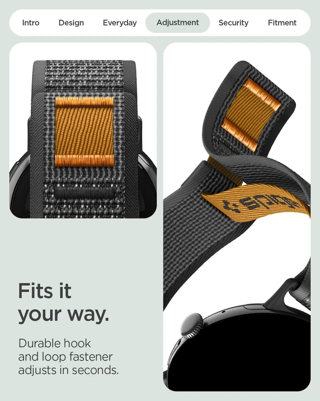 Alt view image 5 of 7 - for Google Pixel Watch 5/4/3/2/1 41/45mm Athlex Air Lightweight Soft Nylon Fabric Adjustable Men Women Hook and Loop Sport Replacement Strap