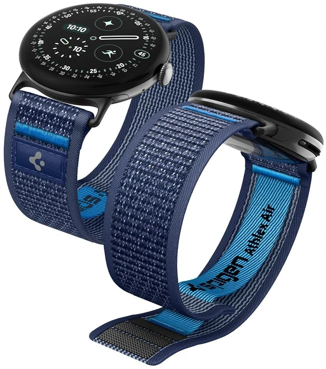 Main image of for Google Pixel Watch 5/4/3/2/1 41/45mm Athlex Air Lightweight Soft Nylon Fabric Adjustable Men Women Hook and Loop Sport Replacement Strap
