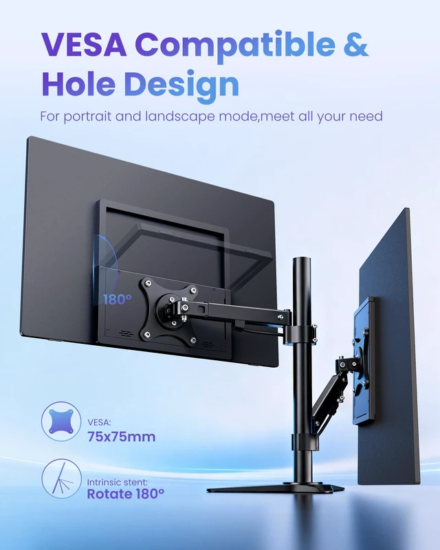 Alt view image 6 of 7 - 18.5 inch Portable Monitor 120Hz FHD 1080P Ultra-Slim External Screen USB C HDMI Plug & Play,Travel Monitor with Kickstand & Speakers,External Monitor for Laptop PC Phone PS4/5 Xbox Switch