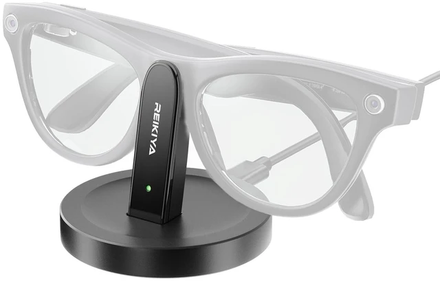 Main image of Charging Stand Compatible with Ray-Ban Meta Wayfarer/Headliner/Skyler Compatible with (Gen 1&2) with 3.3 ft USB-C Cable, Portable Meta Glasses Charger, RayBan Meta Accessories