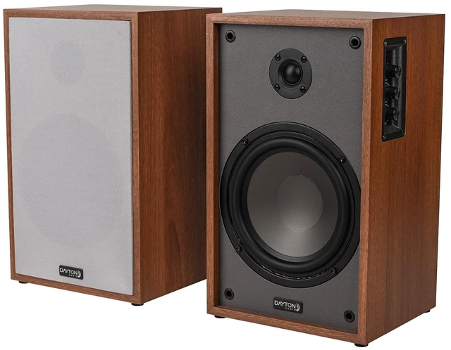Main image of Classic B65A Powered Bluetooth Bookshelf Speaker Pair Wood 6.5" Speaker, 70W RMS Class D Amplification, Dolby Atmos & DTS:X Compatible, RCA Line Input, True Hi-Fi Crossover Network