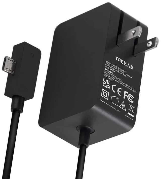 Alt view image 2 of 7 - Surface 3 Charger 13W 5.2V 2.5A AC Power Adapter Charger Cord Replacement for Microsoft Surface 3, Model 1623 1624 1645 Tablet with USB Charging Port 4.9Ft Cable-1.5m(Not Compatible Surface Pro 3)