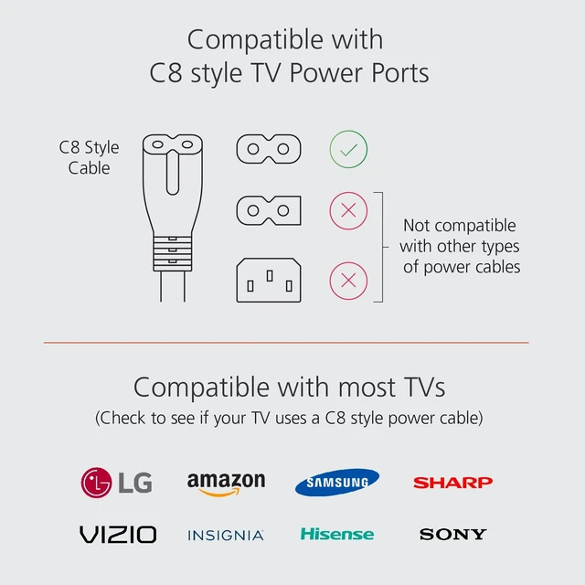 Alt view image 5 of 6 - Y Splitter Power Cable for Apple TV - Power Directly from Your TV