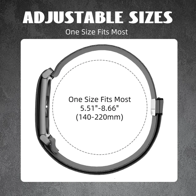 Alt view image 5 of 7 - Magnetic Nylon Band Compatible with Google Fitbit Air Active Band 20g Featherlight Sport Strap with Quick-Adjust Magnetic Clasp for Men Women,Breathable Moisture-Wicking Wristband Replacement