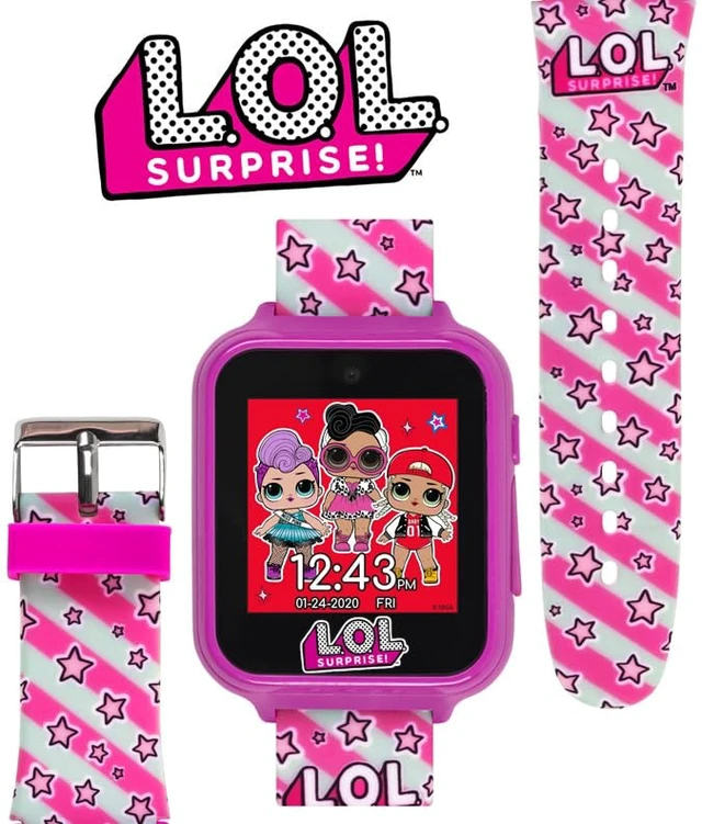 Alt view image 4 of 7 - L.O.L. Surprise Kids Smart Watch with Touchscreen Selfie Camera Voice Recorder Calculator and Step Counter Interactive Watch with Games and 10 Character Watch Faces Fits Wrist Sizes 5.5" to 8"