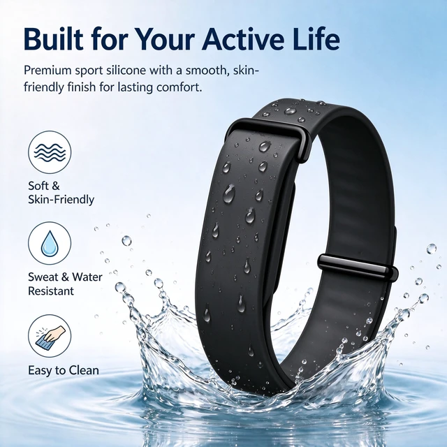 Alt view image 3 of 7 - 2 Pack Band for Google Fitbit Air Silicone Adjustable Replacement Strap Metal Buckle,Stretchy Elastic Sport Strap, Wristband for Women and Men
