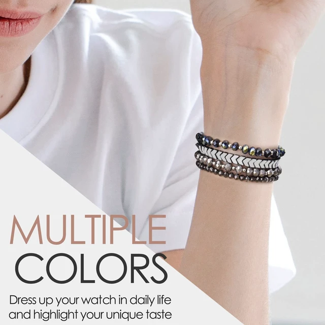 Alt view image 5 of 7 - Bracelet Compatible with Fitbit Versa 3/Versa 4 Bands/Fitbit Sense/Sense 2 Bands for Women