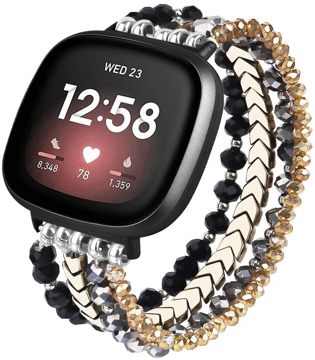 Main image of Bracelet Compatible with Fitbit Versa 3/Versa 4 Bands/Fitbit Sense/Sense 2 Bands for Women