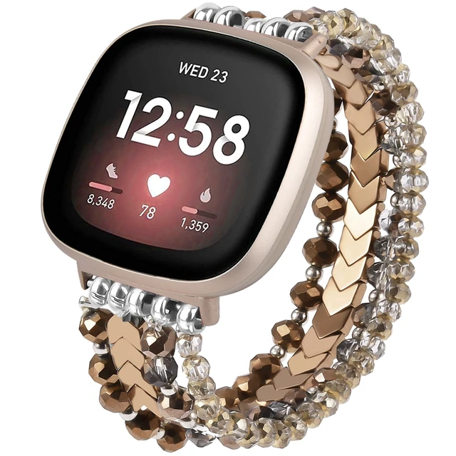 Main image of Bracelet Compatible with Fitbit Versa 3/Versa 4 Bands/Fitbit Sense/Sense 2 Bands for Women