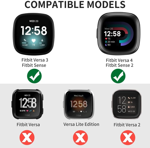 Alt view image 7 of 7 - Bracelet Compatible with Fitbit Versa 3/Versa 4 Bands/Fitbit Sense/Sense 2 Bands for Women