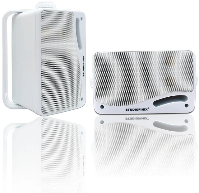 Main image of Passive Outdoor Speakers Wired Waterproof -3.5 Inch 3 Way 200W Surface Marine & Wall Mount Speakers, Suitable for Home, Boat, Poolside, Patio, Indoor Outdoor UseWhite