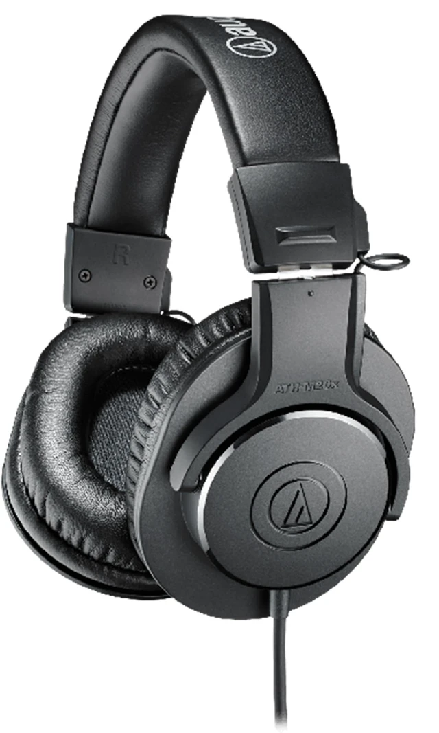 Alt view image 7 of 7 - ATH-M20x Professional Monitor Headphones - Black Bundle with Case and Austin Bazaar Polishing Cloth
