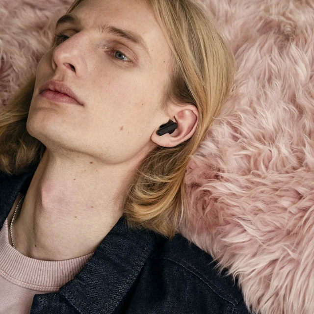 Alt view image 3 of 7 - A3 Pro Noise Cancelling Earbuds 25H Playtime, ANC, Multipoint Bluetooth Earphones 5.4, Clear Calls, IPX4 Sweat & Splash Resistant, USB-C Charging, Made from Recycled Plastics (Black)