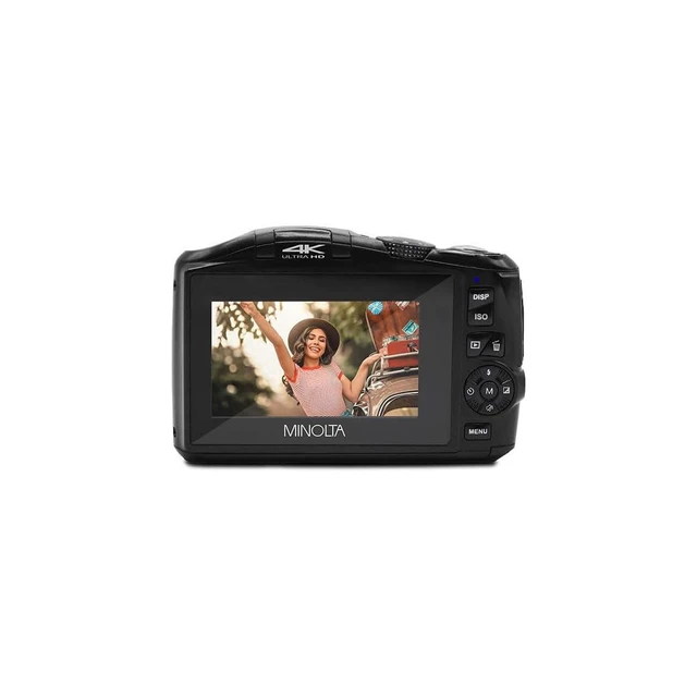 Alt view image 4 of 7 - MND55 64MP 4K Ultra HD Wi-Fi Digital Camera - Black Capture sharp HD video with an easy-to-use touchscreen and versatile zoom for everyday recording