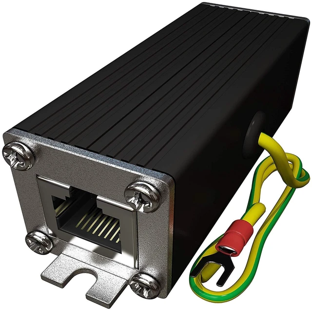 Main image of Ethernet Surge Protector - Gigabit and PoE++ compatible - TP302 High PoE++ capacity and Class 8 (154W/3.2A) power, protects all 4 pairs w/ Gas Discharge Tube (GDT)