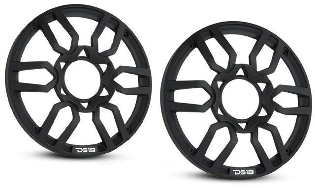 Main image of PRO-GRILL8 Speaker Cover - 8-Inch Car Audio Plastic Universal Speaker Grill, Protect Your Speakers - Black - Set of 2