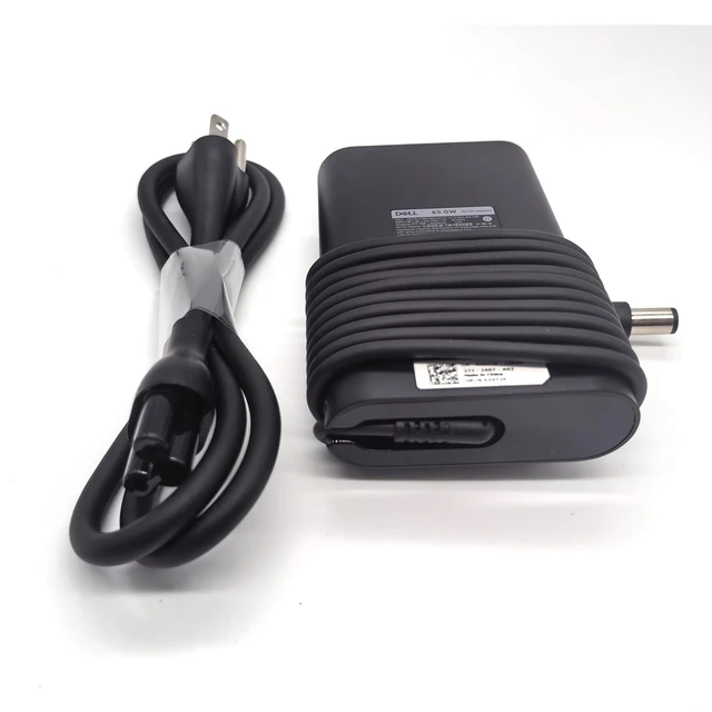 Alt view image 5 of 7 - Laptop Charger 65W watt Barrel 7.4mm tip, Latitude 5280 5290 5490 5491 5285 5289 5480 5488 5580 5590 5591 AC Power Adapter 19.5V 3.34A, Black, LA65NM191