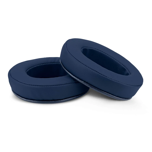 Alt view image 7 of 7 - Replacement Memory Foam Earpads for Large Over The Ear Headphones, Dark Blue