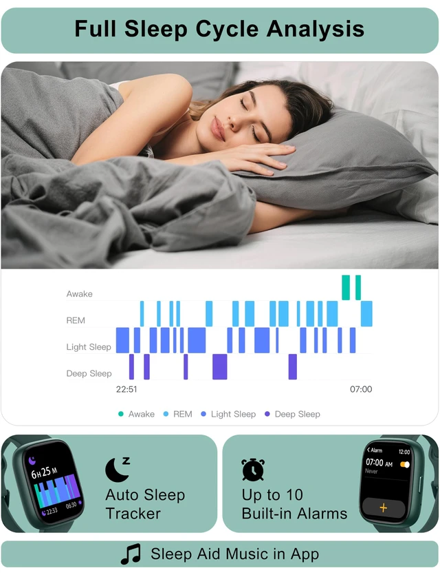 Alt view image 4 of 7 - Smart Watch Built-in Alexa, Answer & Make Calls, 1.83" Fitness Watch IP68 Waterproof, Heart Rate, Sleep & Stress Monitor, Step Counter Smartwatch for Women Men, Compatible with Android iOS